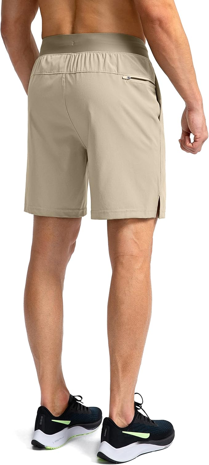 Men's Running Shorts with Zipper Pockets 9 Inch/ 7 Inch / 5 Inch Lightweight Quick Dry Gym Workout