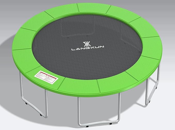 LANGXUN Universal Trampoline Repalcement Safety Pad, 8ft 10ft 12ft 14ft 15ft 16ft Waterproof