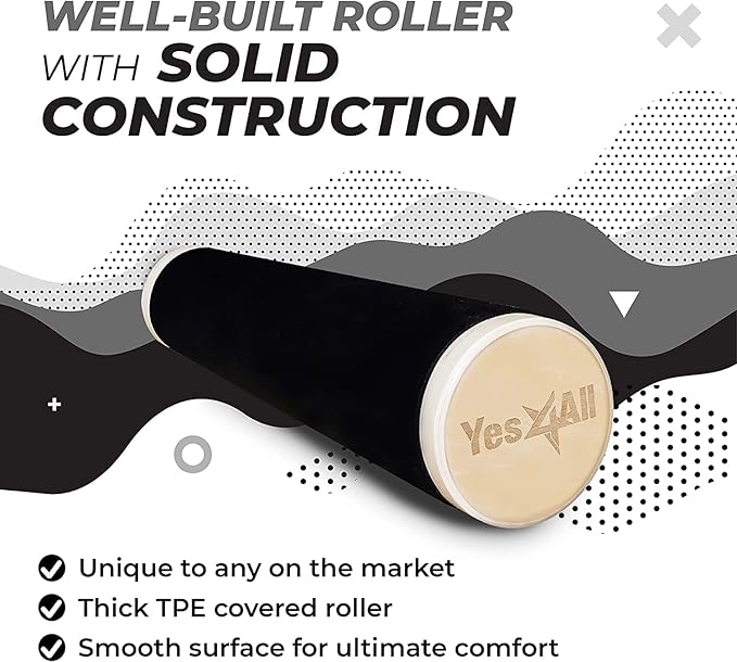 Yes4All Balance Board Sports Trainer, Surf Trainer Board With Adjustable Stoppers, Improve Core