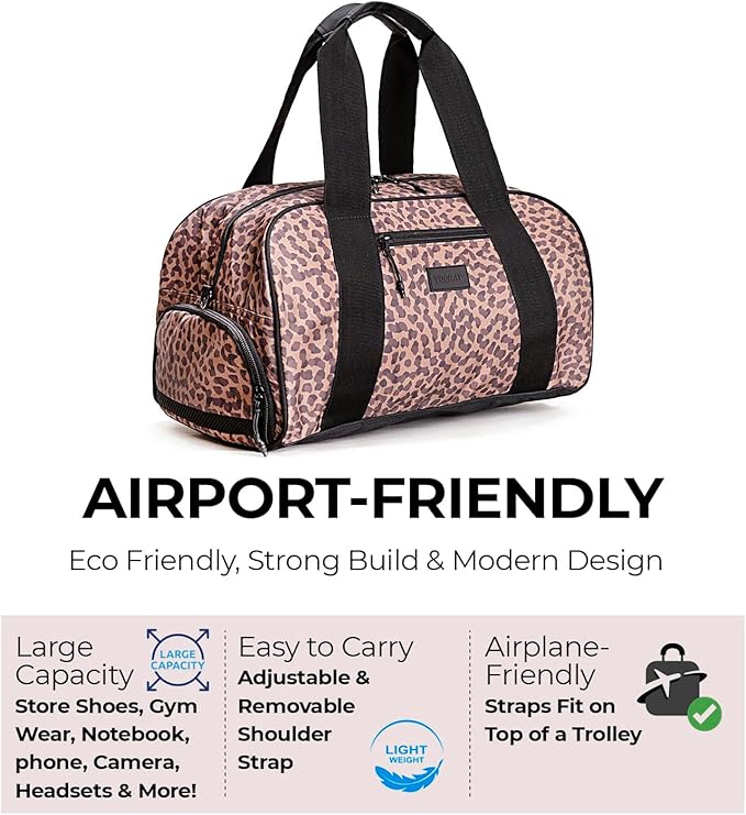Vooray Burner Gym Duffel Bag, Gym Bag for Women and Men with Shoe Compartment, Weekender, Overnight