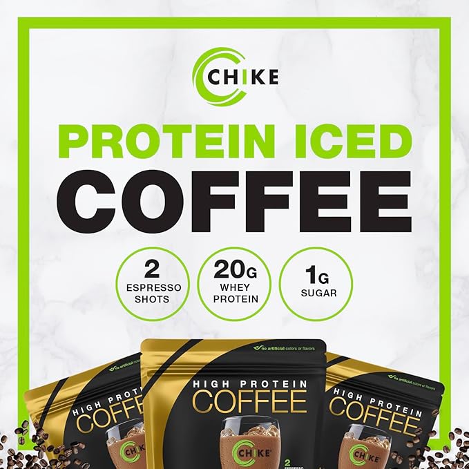 Chike Chocolate Caramel High Protein Iced Coffee, 20 G Protein, 2 Shots Espresso, 1 G Sugar, Keto