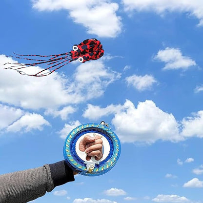 Octopus Kites for Kids & Adults Easy to Fly, 24”x 158” Large Soft Kite Kit for Boys and Girls