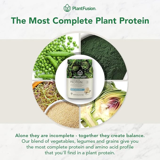 PlantFusion Complete Vegan Protein Powder Sample Packets - Plant Based Protein Powder Packets to-Go