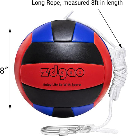 Soft Tether Ball- Replacement Tether Ball Come with Rope and Pump Set | Outdoors Game for Family