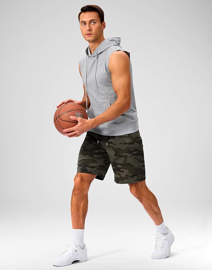 Men's Running Shorts with Zipper Pockets 9 Inch/ 7 Inch / 5 Inch Lightweight Quick Dry Gym Workout