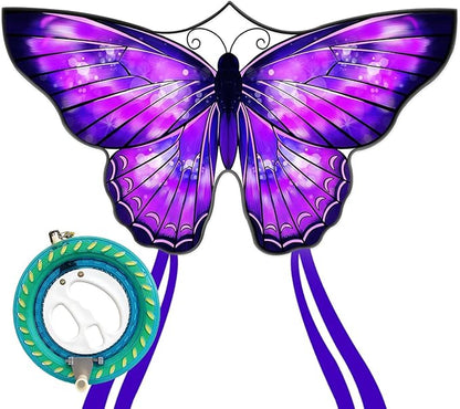 Mint's Colorful Life Butterfly Kite for Kids & Adults Easy to Fly, Large Single Line Kites with
