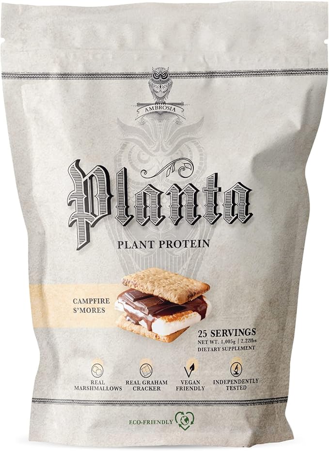 Ambrosia Planta - Premium Plant-Based Protein | Vegan & Keto Friendly | Gourmet Flavors with No