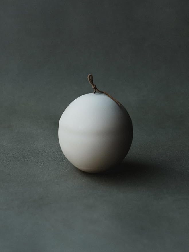 LAWA Imperfect Sphere Candle - Beautiful Handmade Pillar Scented Soy Wax Elegant Aesthetic Candle