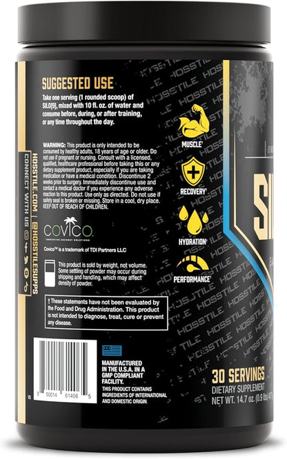 HOSSTILE SILO[9] Essential Amino Acids, EAA & BCAA Powder, Electrolyte Hydration Support, Enhance
