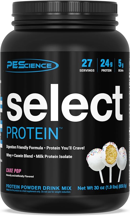 PEScience Select Protein Powder, Whey and Casein Blend, Clean Protein Powder for Women and Men, Low