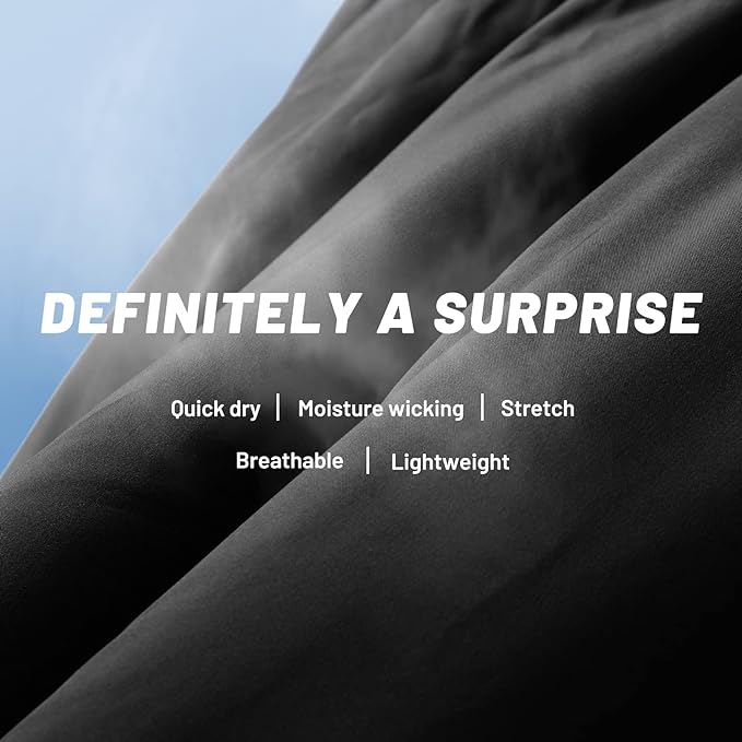 MIER Men's Quick Dry Running Shorts with Zipper Pocket, Elastic Waist Athletic Workout Exercise