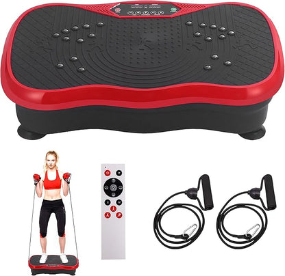 Vibration Plate Exercise Machine, Vibrating Plate Fitness Platform with Remote Control ??Portable