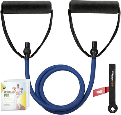 RitFit Single Resistance Exercise Band with Comfortable Handles - Ideal for Physical Therapy