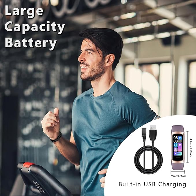 Fitness Tracker with 24/7 Heart Rate Blood Oxygen Sleep Monitor,Activity Tracker with 1.1" AMOLED