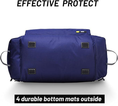MIER Large Duffel Bag Men's Gym Bag with Shoe Compartment, 60L