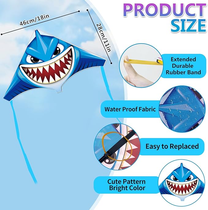 8 Pack Mini Kites for Boys Girls 3-5 6 7 8 Gift & Party Favors, Finger Launcher Kites Easy to Fly