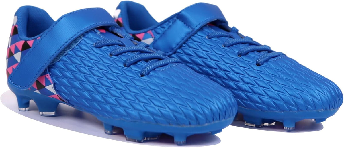 Soccer Cleats for Kids & Youth | Lightweight Football Shoes for Firm Ground | Durable Girls & Boys