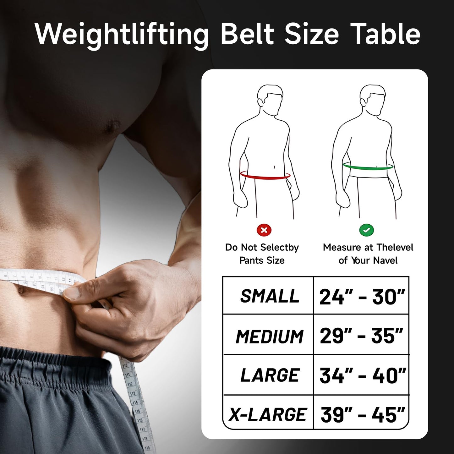 MANUEKLEAR 10mm Thick & 4inch Wide Weight Lifting Belt Lever, Lever Belt Weightlifting for Men and
