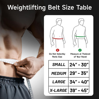 MANUEKLEAR 10mm Thick & 4inch Wide Weight Lifting Belt Lever, Lever Belt Weightlifting for Men and