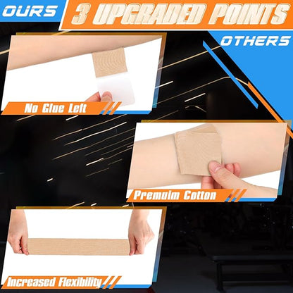20 Count Kinesiology Tape for Shoulder Pain Relief Pre Cut Sports Waterproof Breathable Enhance