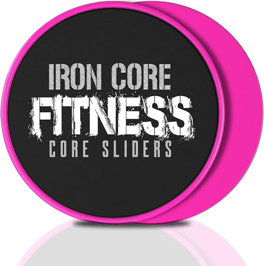 Core Sliders for Working Out, Dual Sided Exercise Gliding Discs for Use on All Surfaces, Ultimate