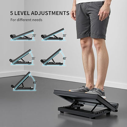 PROIRON Steel Slant Board for Calf Stretching，Calf Stretcher Slant Board for Squats 5 Adjustable