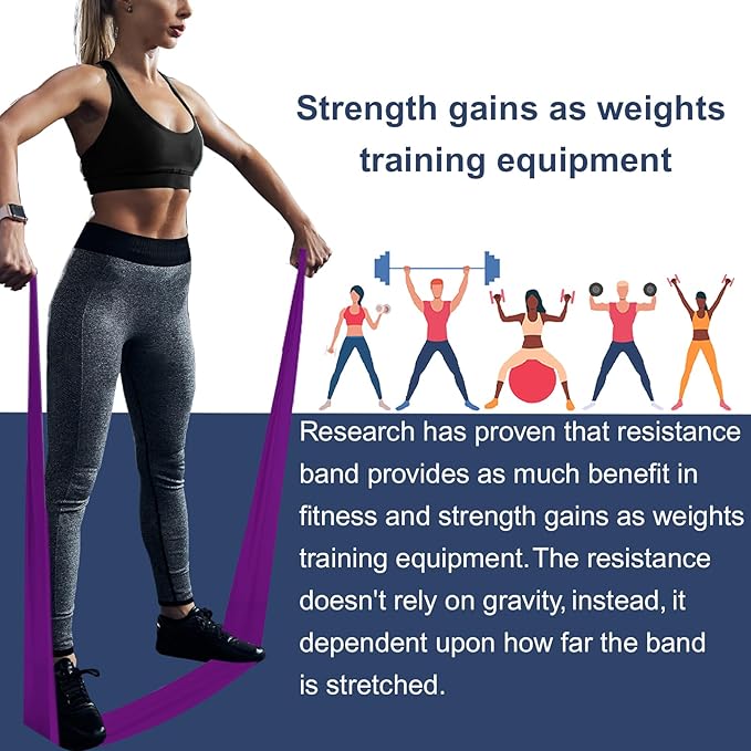 Resistance Bands,Professional Long Non-Latex Elastic Stretch Bands,Exercise Bands for Physical