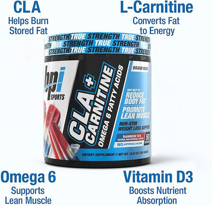 BPI Sports CLA+Carnitine ??CLA L Carnitine & Linoleic Acid ??L Carnitine Supplement for Weight