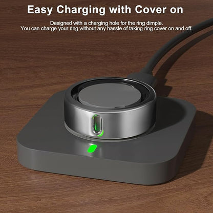 5 Pack Cover Compatible with Oura Ring Gen 4/Oura Ring Gen 3 Horizon/Heritage, Surport Charging