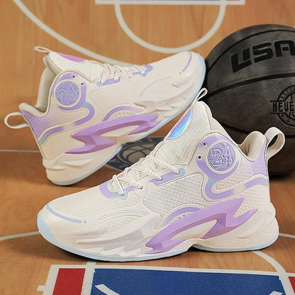 Boys Basketball Shoes Breathable Indoor Athletic Shoes Youth Outdoor Fashion Sneakers Comfortable