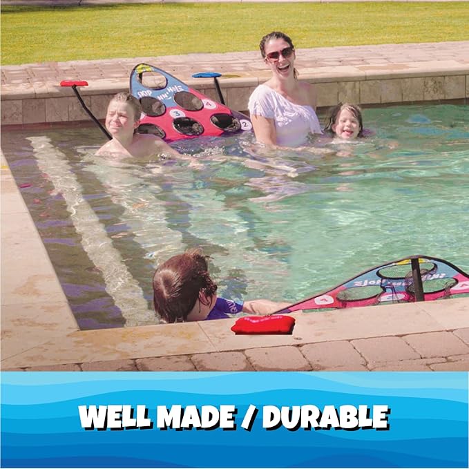 SKIP NN' HOLE Original Fun Stonne Skipping Meets Pool Cornhole Game Floating | for All Ages | Fun
