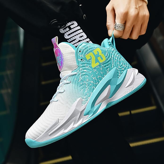 Boys Basketball Shoes Breathable Indoor Athletic Shoes Youth Outdoor Fashion Sneakers Comfortable