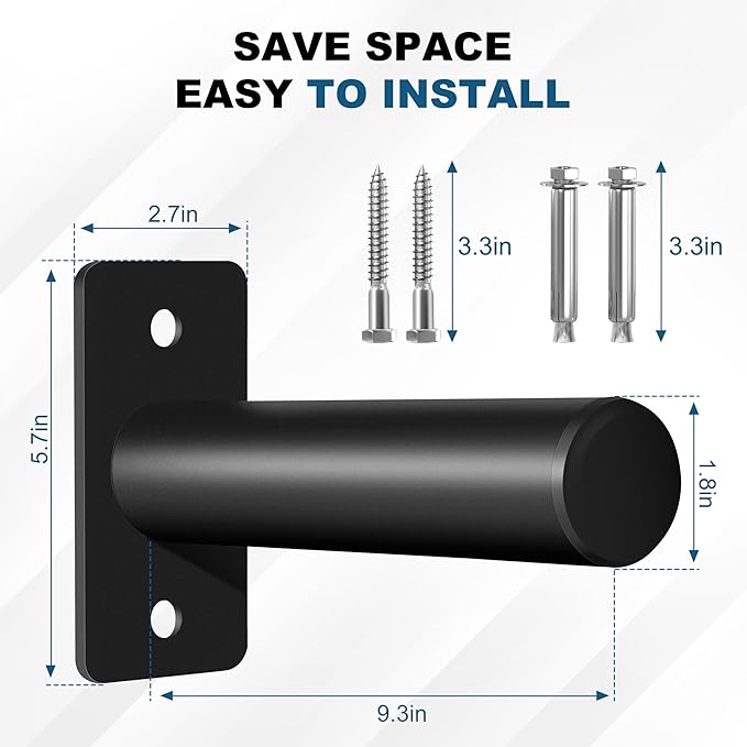 Weight Plate Holder, Wall Mounted Weight Storage Rack for Olympic Weight Plate,Home Gym