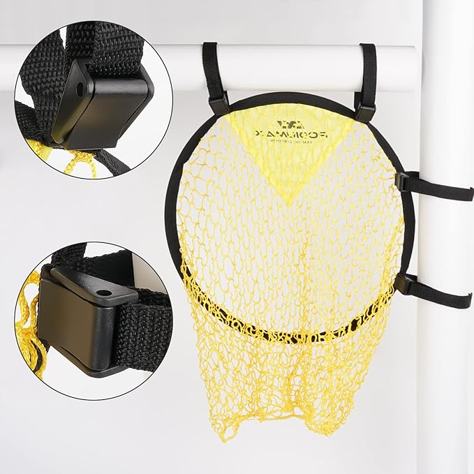 PodiuMax Top Bins Soccer Target Goal, Easy to Attach and Detach to The Goal, Set of 2, for Shooting