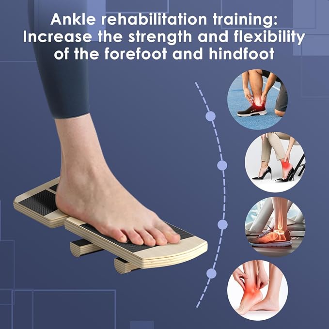 Ankle Balance Board - Non-Slip Balance Board for Physical Therapy, Fast Injury Recovery & Core