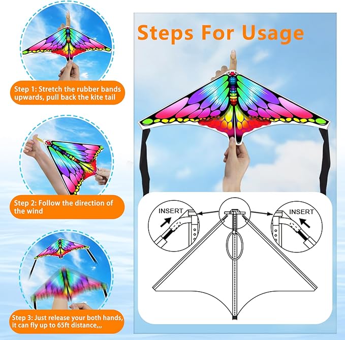 8 Pack Mini Kites for Boys Girls 3-5 6 7 8 Gift & Party Favors, Finger Launcher Kites Easy to Fly
