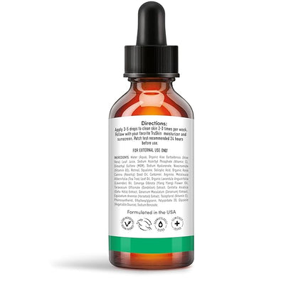 TruSkin Tea Tree Oil Acne Treatment for Face – Acne Serum – Improve the Appearance of Pores, Skin