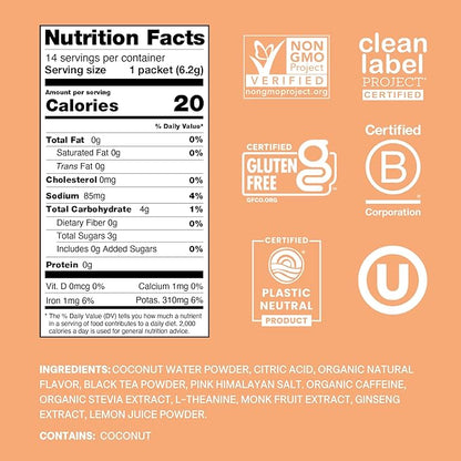 Cure Hydration Performance | Plant-Based Electrolyte Energy Drink Mix | No Added Sugar |