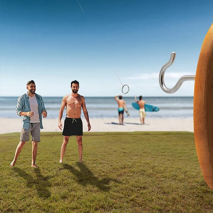 Hook and Ring Toss Game for Adults,Ring Toss Tailgating Game Set,Washer Game,Yard Games for