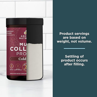 Ancient Nutrition Hydrolyzed Collagen Peptides Powder, Cold Brew Multi Collagen Protein for Women