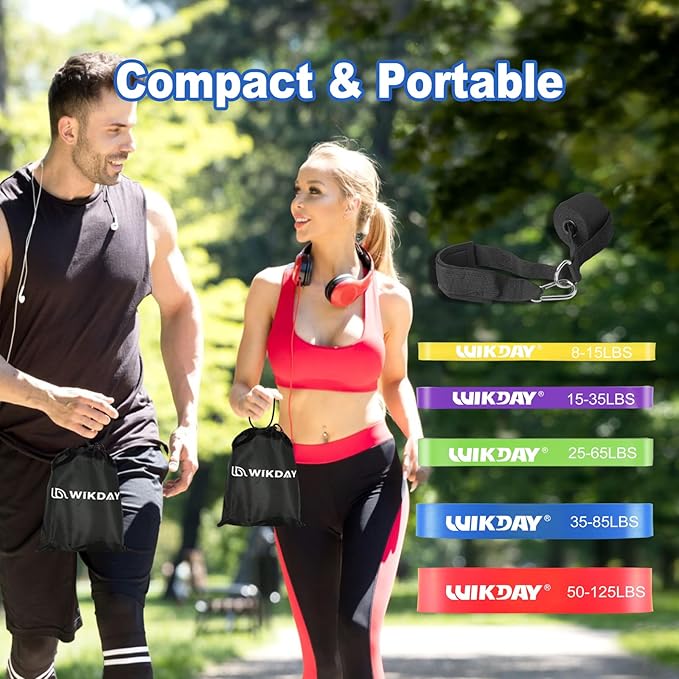 Resistance Bands, Pull Up Bands, Workout Bands for Exercise, Thick Heavy Resistance Band Set with