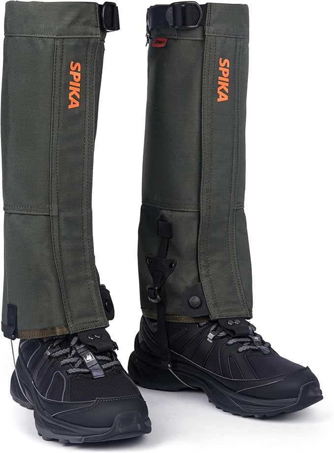 SPIKA Strike Snake Gaiters, Waterproof Snake Chaps for Hunting, Adjustable and Snake Resistent Leg