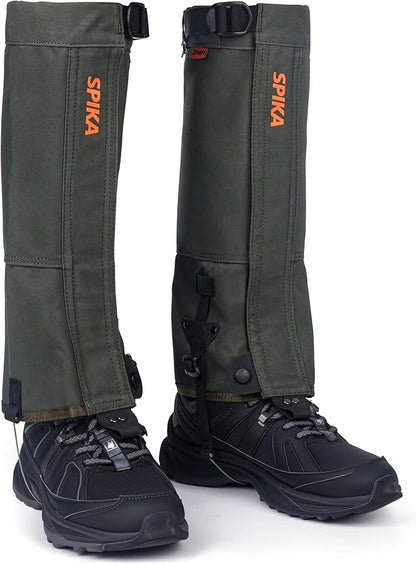SPIKA Strike Snake Gaiters, Waterproof Snake Chaps for Hunting, Adjustable and Snake Resistent Leg