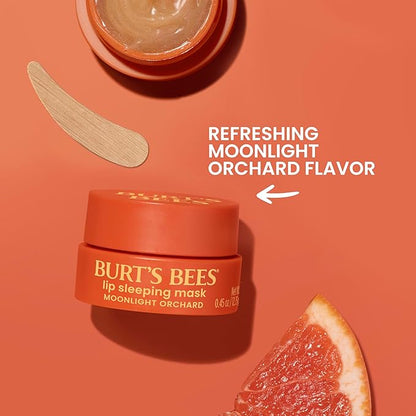 Burt’s Bees Moonlight Orchard Lip Sleeping Mask, With Hyaluronic Acid and Squalane Moisturizer To