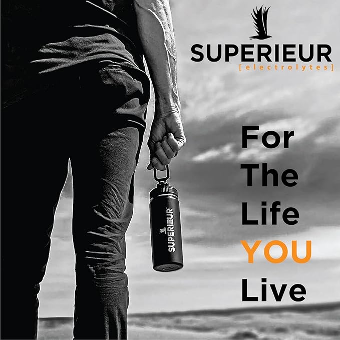 Superieur Electrolyte Powder Packets - Vegan Electrolyte Hydration Powder w/Sea Minerals - Keto
