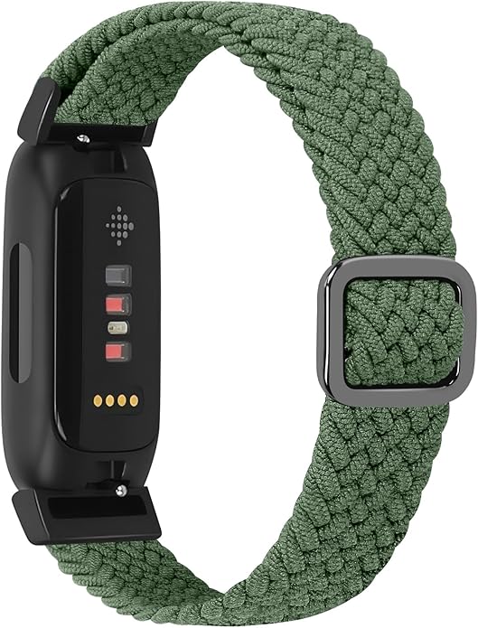 Tiptops Braided Nylon Bands Compatible with Fitbit Inspire 3/Inspire 2/Inspire/Inspire HR/Ace 2/Ace