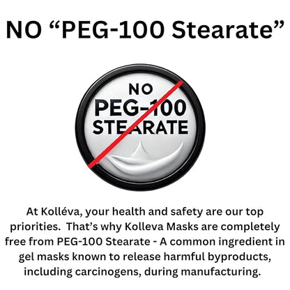 Kolléva Collagen Hydrogel Masks ?“Instant 2-Hour Glow | 4 Clinical Level Masks | U.S. Skincare