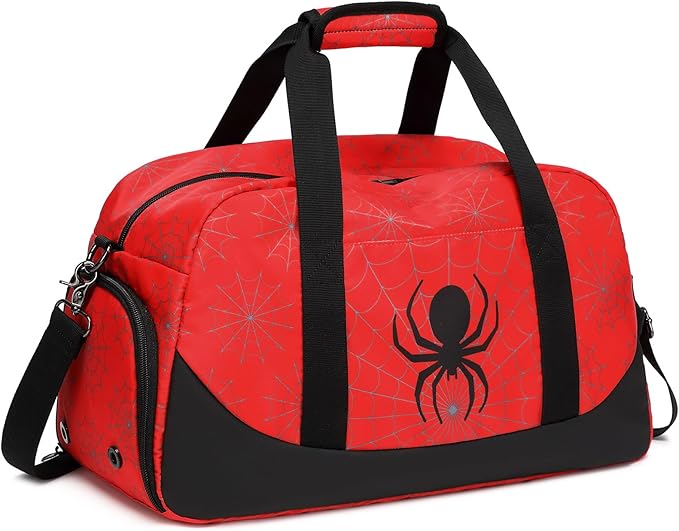 Octsky Kids Sports Gym Bag Boys Girls Overnight Weekend Bag with Shoe Compartment Small Soccer