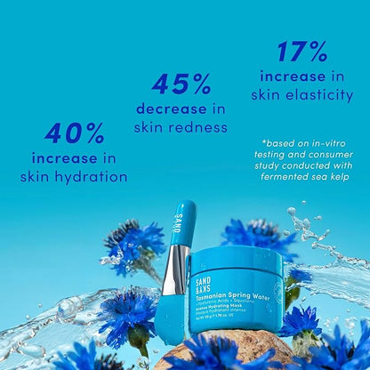 Sand & Sky Tasmanian Spring Water Intense Hydration Face Mask with Pentavitin & Hyaluronic Acid