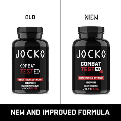 Jocko Fuel Test Booster for Men - Natural Endurance, Stamina, & Strength Booster - Muscle Builder